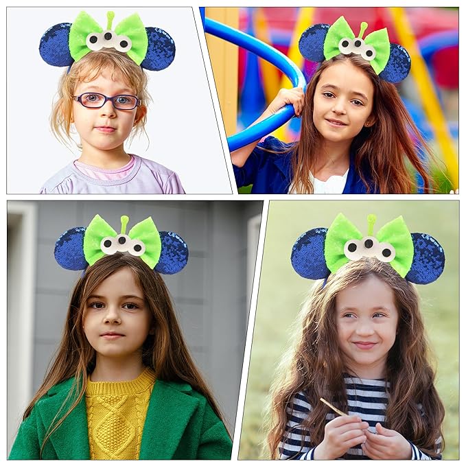 bianbaistar Baby Girls Headband Solid Flower Knot Hair Band Bow Newborn Baby Hair Band Photography Props. (Greenbow)