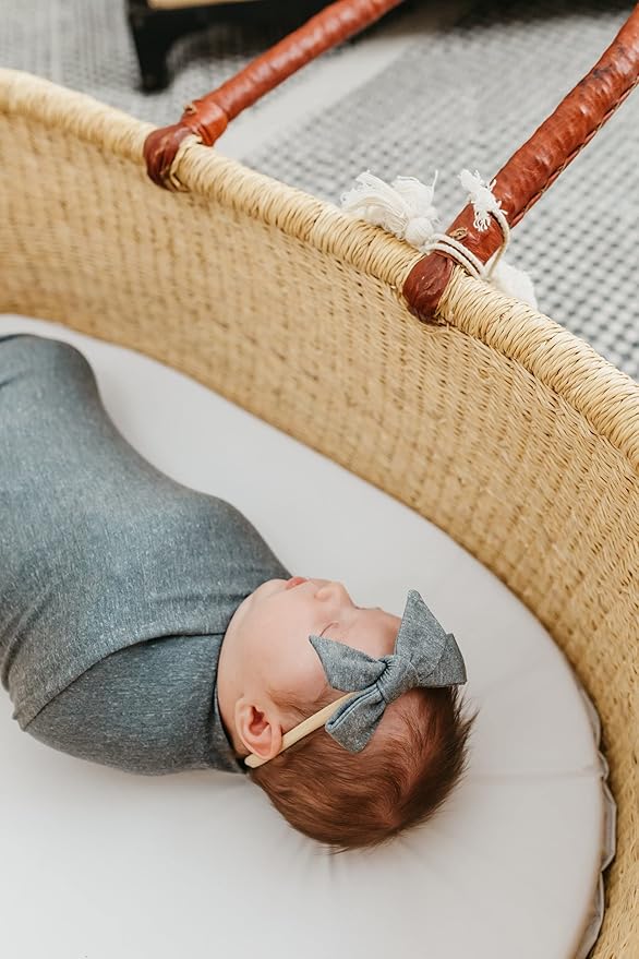 Copper Pearl Classic Baby Bow Slate