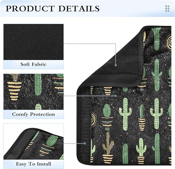 Car Seat Belt Pad Covers Cactus Safety Seatbelt Strap Shoulder Pads for Adults and Children Comfort Universal 2 Pack S 20849416