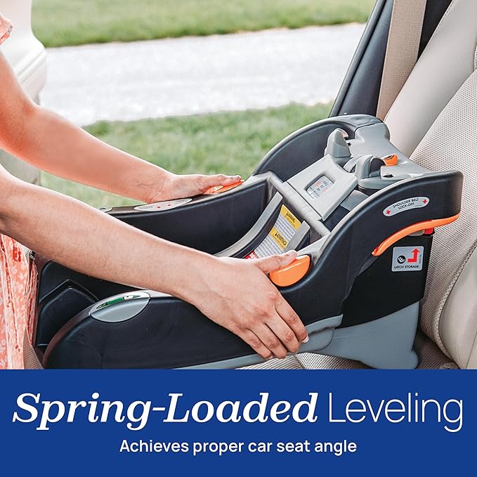Chicco KeyFit Infant Car Seat Base, Stay-in-Car Rear-Facing Base, Anthracite/Grey