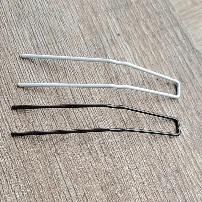 Hairpins for Bun ROCST Bobby Pins Clips for Ballet Woman girl Hairdressing salon 12pcs (2.5 inch, silver)