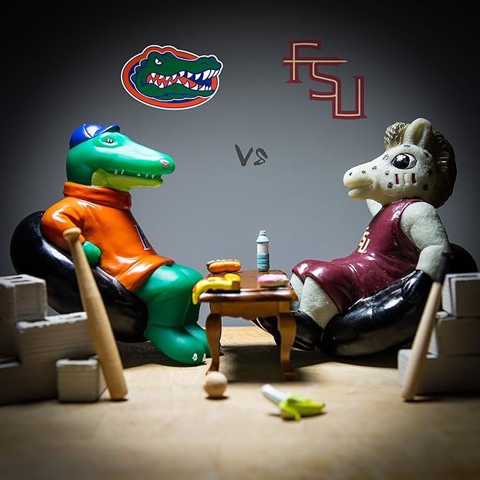 Florida Gators (Albert) Collegiate Bathtub Toys - Officially Licensed NCAA Team Mascots, Authentic Sports Memorabilia, Novelty Rubber Ducks (University of Florida)