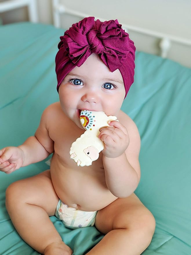 Loulou Lollipop Silicone Teether and Holder Clip Bundle Set - Llama/Sweetheart Rainbow