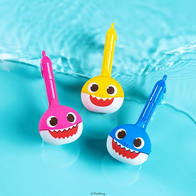 Otamatone Melody [Special Baby Shark Edition] Portable Mini Size Electronic Keychain Musical from Japan – by Maywa Denki [English Instructions] – Mommy Shark