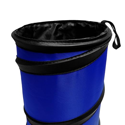 FH Group FH1120 Collapsible Trash Can (Blue) Small with Gift - Universal for Cars Trucks and SUVs