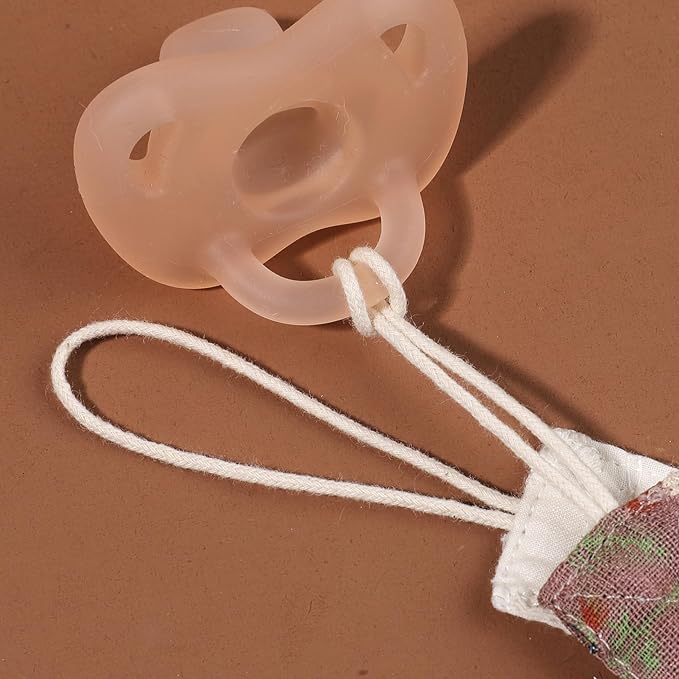 Baby Pacifier Holder for Boys and Girls, Teething Straps Unisex Design, Smoother Clip 100% Handmade Braided,