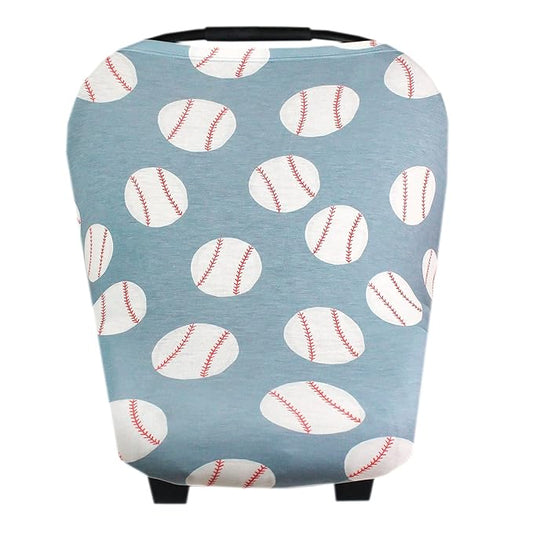Copper Pearl Multi-Use Cover: Car Seat Covers, Nursing Cover, and Stroller Cover for Sun - Stretchy Fabric, All-Season Use, Stylish Designs, Easy Access for Moms - Slugger