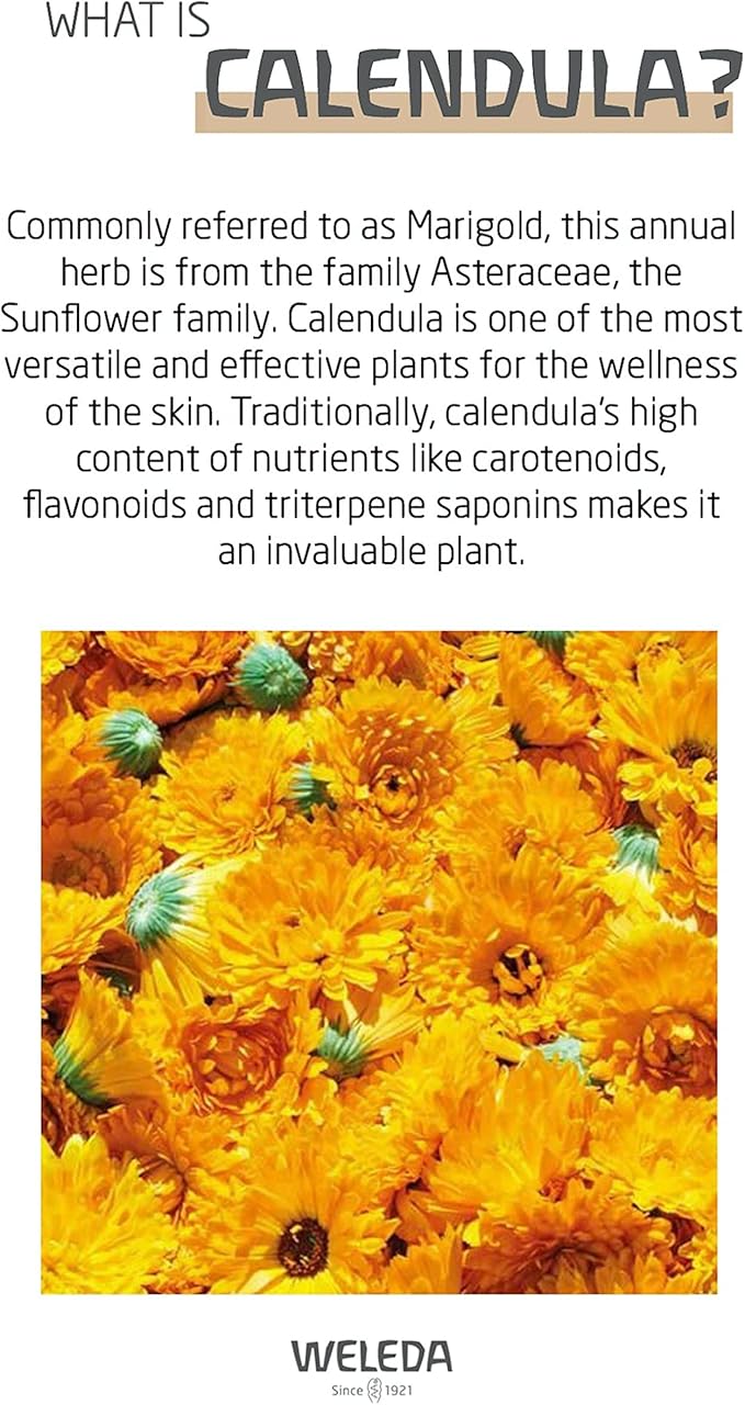 Weleda Baby Calendula 2-in-1 Gentle Shampoo-Body Wash and Diaper Cream Duo, 6.8 Fluid Ounce, 2.8 Fluid Ounce, Plant Rich Baby Care with Calendula and Sweet Almond Oil