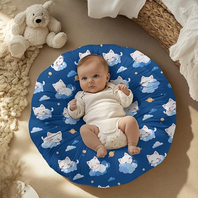 Newborn Lounger Cover, Cat Removable Cover for Newborn Lounger Soft Newborn Lounger Cover Breathable Baby Newborn Lounger Washable Cover for Newborn Lounger Pillow