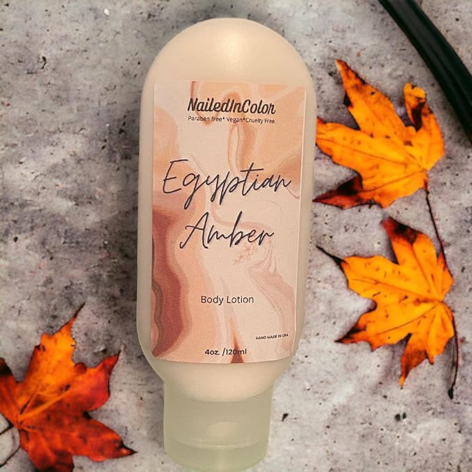 Egyptian Amber Scented Hand and Body Lotion Women's Beauty Goats' Milk Lotion Moisturizer