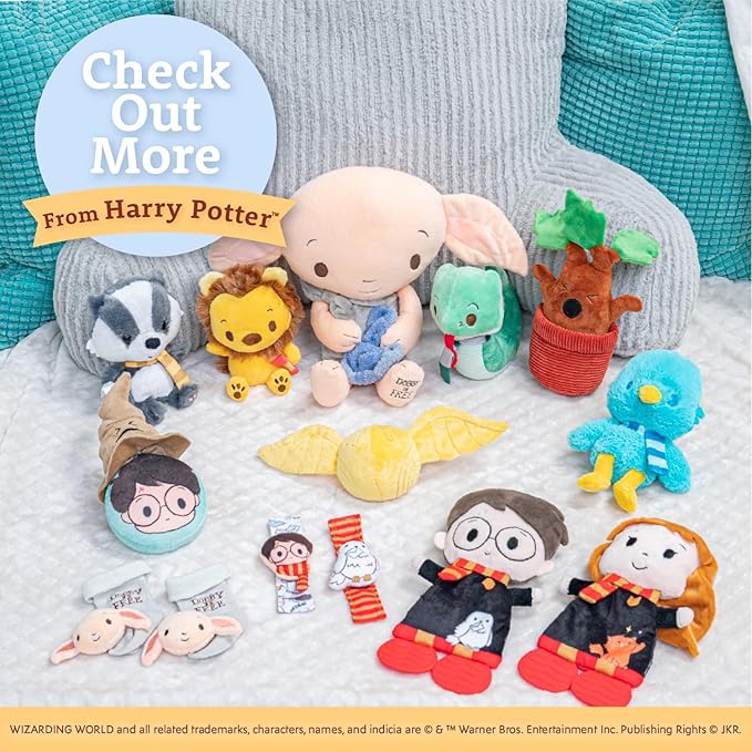 Kids Preferred Harry Potter On The Go Activity Toy with Teether, On The Go Clip, Crinkle Texture, and Jingle Bell