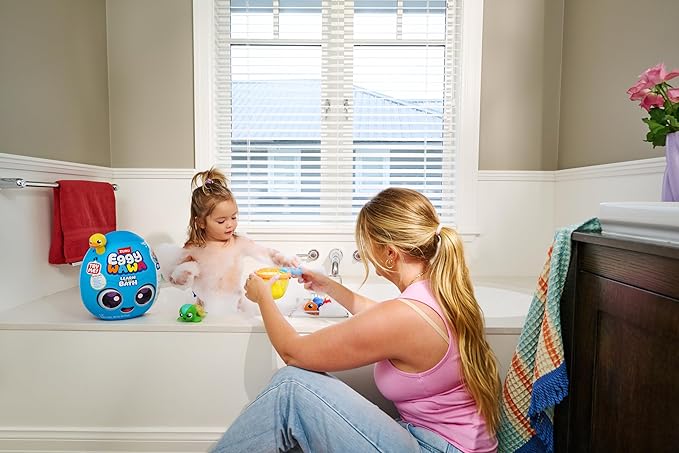 Eggy Wawa Learn in The Bath by ZURU, Pre-K Interactive Baby and Toddler Learning Toy with Music, Education, Learning, Motor Skills