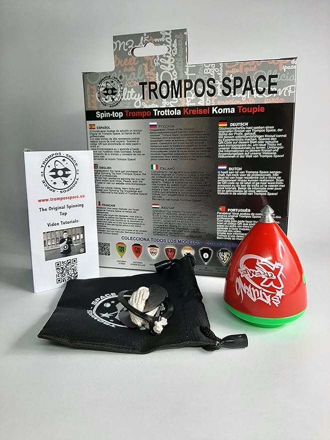 TROMPOS SPACE - Saturn XT Gerardo Montero and Javi De Maria Peonza, Red, Medium (SXRJCU)