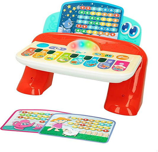 Winfun Children's Piano, Toys with Baby Music, Includes Sheet Music, Light and Sound, Touch Buttons, Musical Toy, Baby Gifts 1 Year, 47258