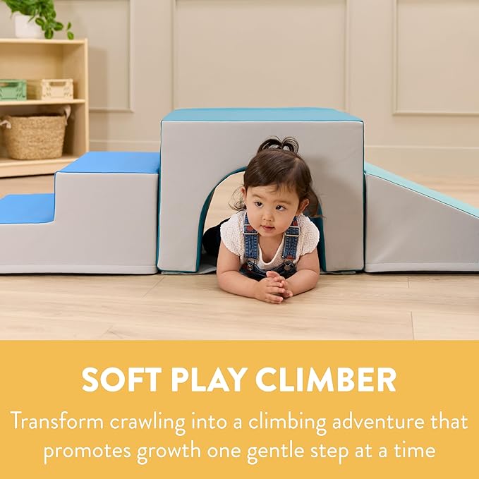 Step 'n' Slide Tunnel Climber, Indoor Playset, Contemporary, 3-Piece