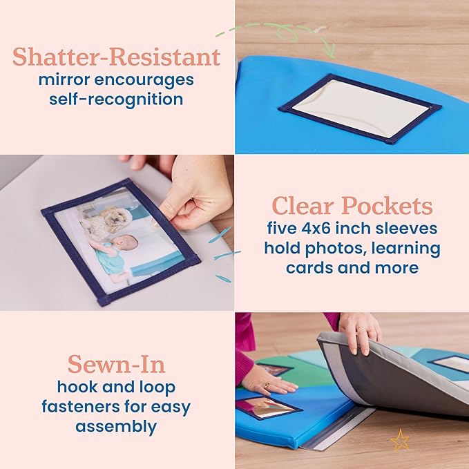 ECR4Kids SoftZone Picture Me Play Mat, Activity Mat, Contemporary