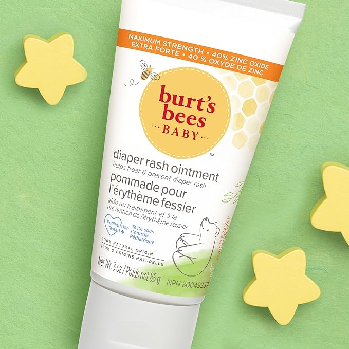 Burt's Bees Baby 100% Natural Diaper Rash Ointment - 3 Ounce (Pack of 1), Single