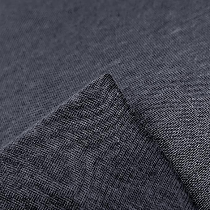 ABREEZE Baby Cotton Play Mat Soft Crawling Mat White Detachable Washable Game Blanket Floor Playmats Kids Infant Child Activity Round Rug Home Room Decor (Dark Grey)