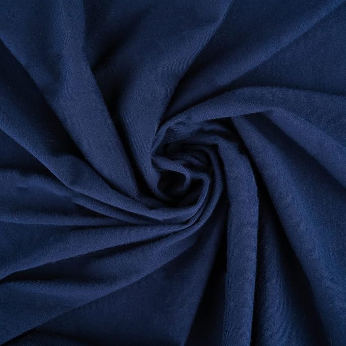 Pack N Play Sheets Fitted 27 x 39, Compatible with Graco Pack N Play or Similar - 100% Jersey Cotton - Soft, Durable & Hypoallergenic, 2-Pack, Blue & Navy, by SheetWorld, Made in USA