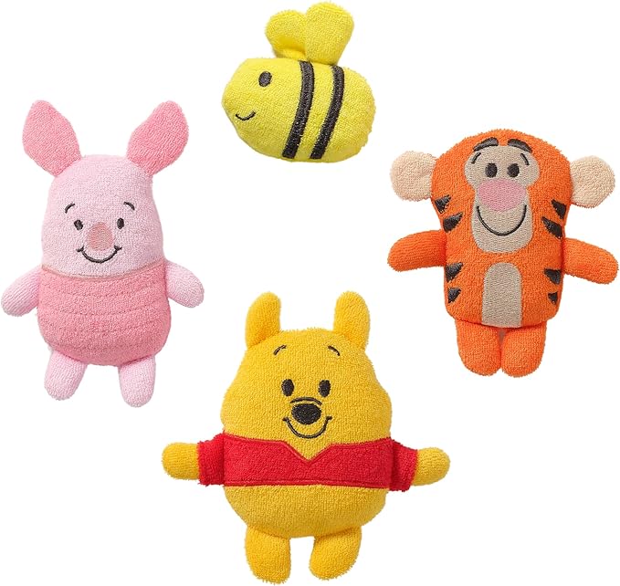 Lambs & Ivy Disney Baby Winnie The Pooh Honey Pot Terry/Neoprene Bath Toy Set