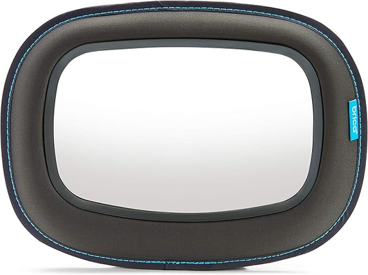 Munchkin Baby Car Mirror for Rear Facing Car Seats, Clear View Baby in-Sight Auto Mirror, Dark Grey