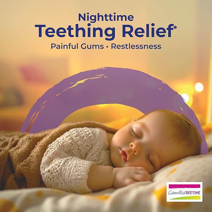 Boiron Camilia Bedtime Liquid Doses for Nighttime Teething Relief, Painful Gums, Restlessness, and Irritability -, 30 Count (Pack of 2)
