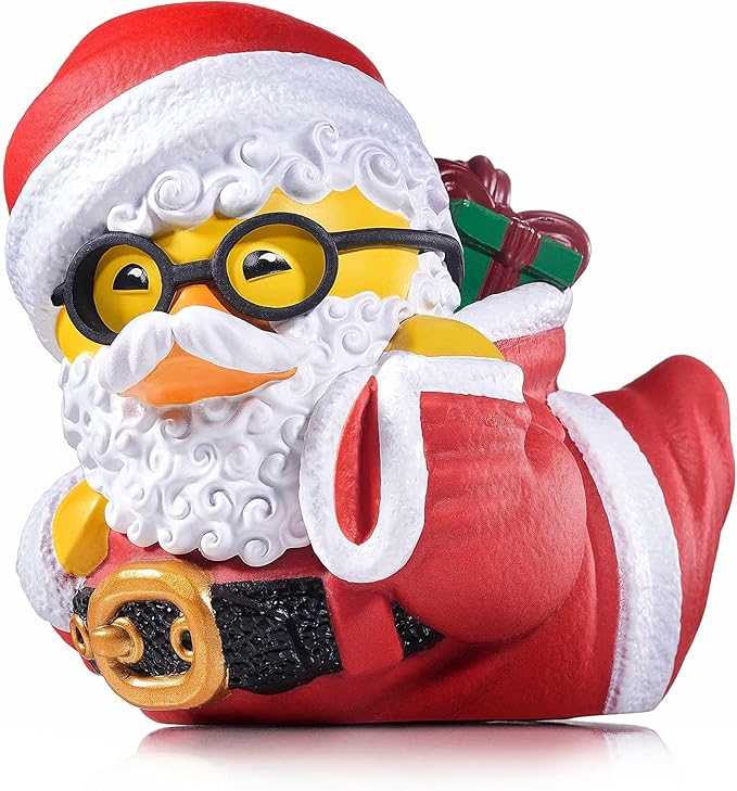 TUBBZ Christmas Santa Claus Collectible Duck Vinyl Figure - Official Numskull Merchandise - TV Movies & Books