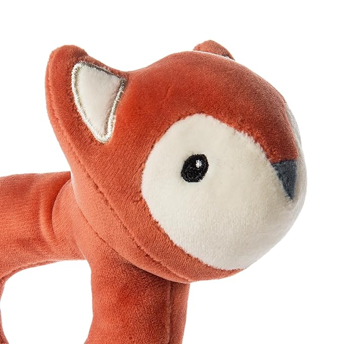 Mary Meyer Baby Rattle Leika Infant Soft Toys, 6-Inches, Little Fox