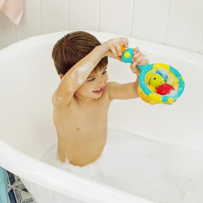 Munchkin Catch and Score Basketball Bath Toy, Multi , 4 Piece Set (Pack of 2)