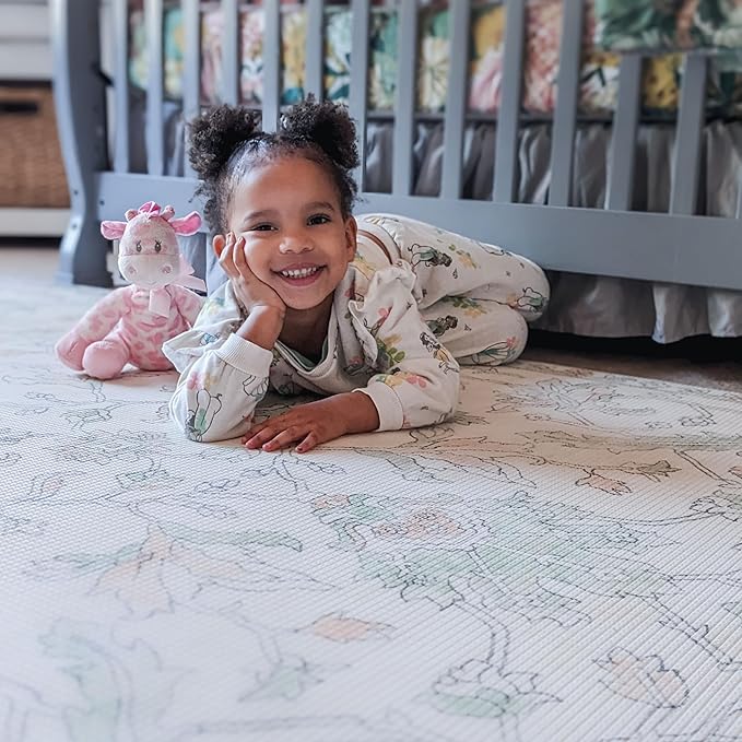 The Shwally PlayMat - Soft Baby Play Mat - Reversible Foam Floor Mat - Waterproof, Wipe-Clean, Durable, Non-Toxic and Hypoallergenic - Large (6.5' X 4.5') (Josephine)