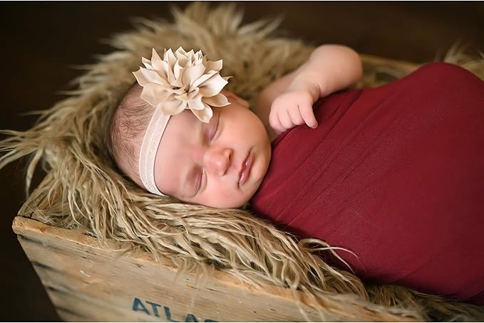 My Lello Petal Flower Headbands Baby - Girls - Toddler Stretchy Elastic Pair