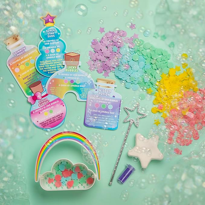 Craft-Tastic Bubble Bath Magic Potion Kit Bath Time Toys, Arts and Crafts for Kids, Non-Toxic, Ages 4+ With Help