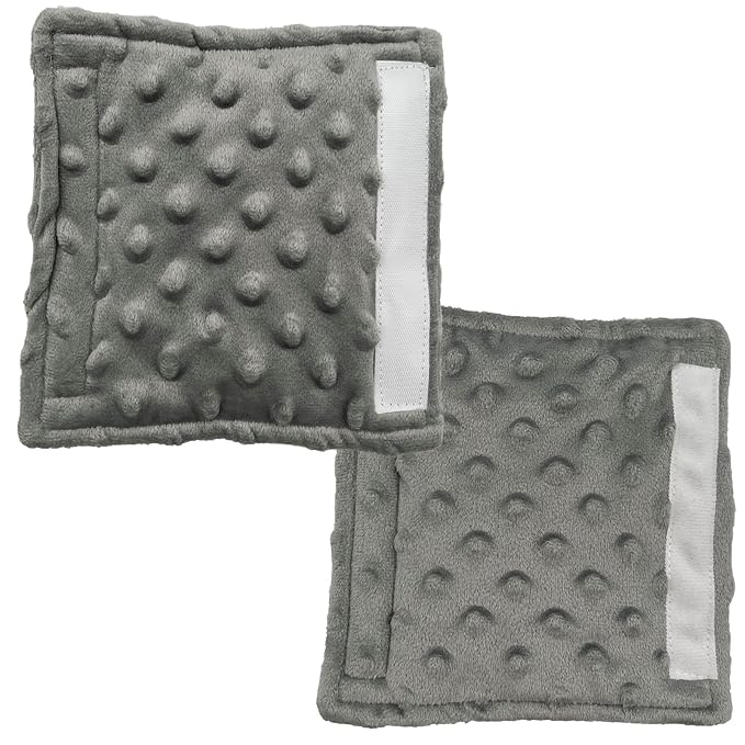 Baby Car Seat Neck Cover, Car Seat Strap Cover, Seat Belt Cushions Pads, Shoulder Strap Protectors, Reversible Pram Harness Covers in Minky, Baby Neck Pad Protector