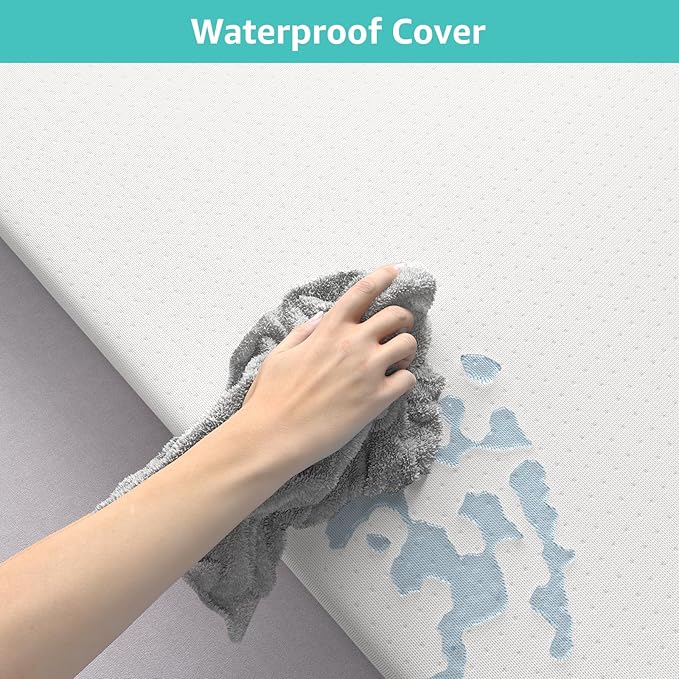 YENING Breathable Pack and Play Mattress Pad 38x26 Waterproof Baby Mattress for Pack N Play Matress Topper Waterproof with Strap
