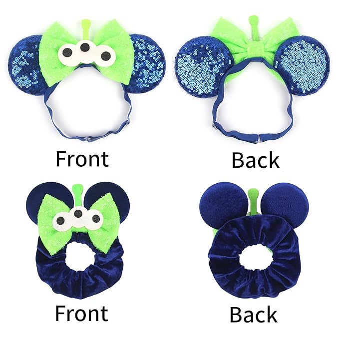 bianbaistar Baby Girls Headband Solid Flower Knot Hair Band Bow Newborn Baby Hair Band Photography Props. (Greenbow)