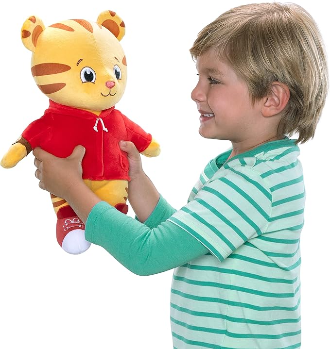 Daniel Tiger's Neighborhood Cuddle Up Daniel Tiger Plush Toy Super Soft Kids Character Stuffed Plush Toy - Polyester Microfiber - for Boy and Girls, 12 Inches Tall!