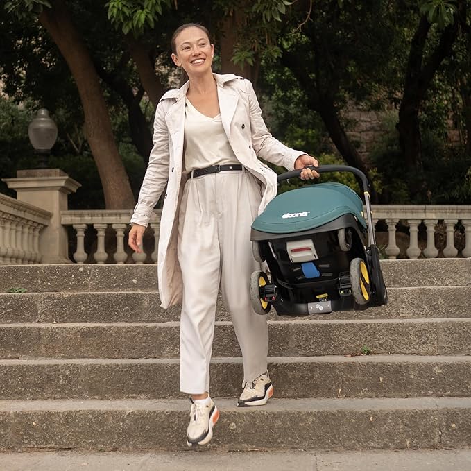 Doona Car Seat & Stroller, Slate Green - All-in-One Travel System