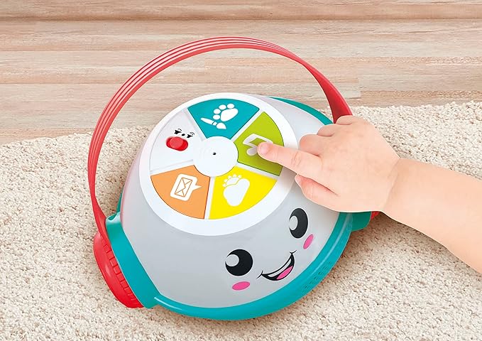 Clementoni - Dixi Children's Words Game 9 Months, Educational Early Childhood, Italian Speaking Electronic with Music and Nursery Rhymes, Multicolor, 17735