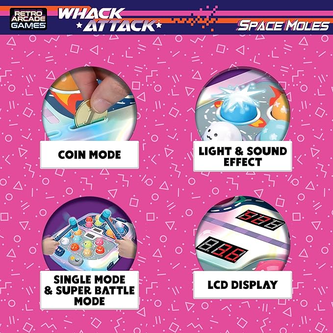 Nature Bound Whack Attack – The Light and Sound Game - Interactive Educational Toys for Toddlers & Kids, Pounding Toy for 3 4 5 6 7 8+ Year Old Boys/Girls, with Multi-Player Mode