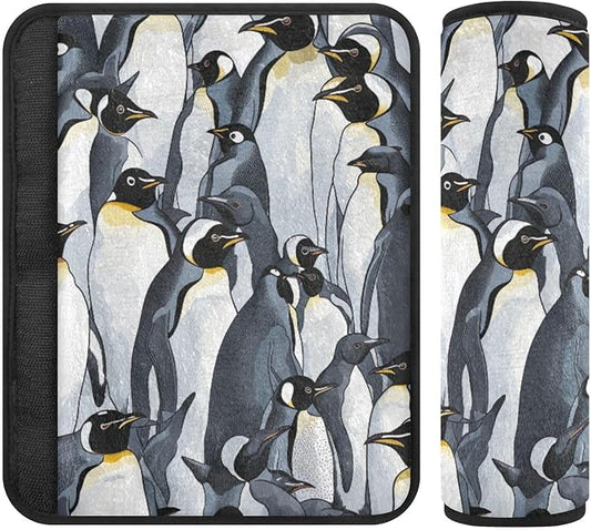 Car Seat Belt Pad Covers Cute Penguin Safety Seatbelt Strap Shoulder Pads for Adults and Children Comfort Universal 2 Pack M 20848917