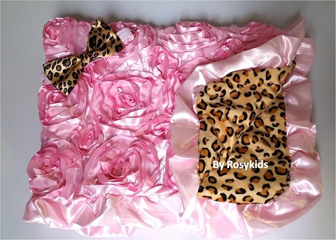 Infant Carseat Canopy Cover Blanket 4 Pc Whole Caboodle Baby Car Seat Cover Kit 3D Rosette Damask Fabric C020701
