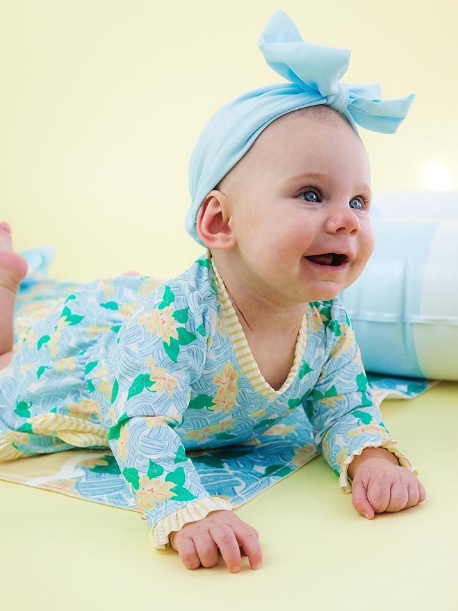 RuffleButts® Girls Swim Bow Headband
