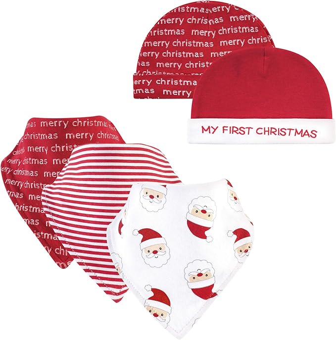 Hudson Baby Unisex Baby Cotton Bib and Headband Set