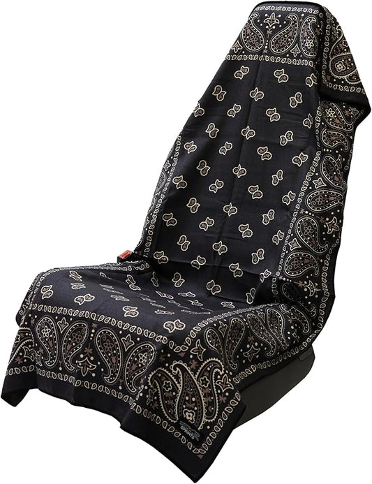 Sprints Athletic Running Towel, Full-Sized, Car Seat Cover - Performance Microfiber (Paisley Probs)