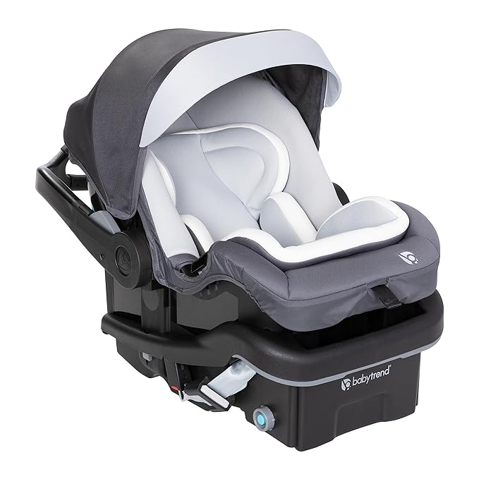 Baby Trend Secure-Lift 35 Infant Car Seat and Snap N Go EX Foldable Universal Infant Carrier with Storage and Cup Holders