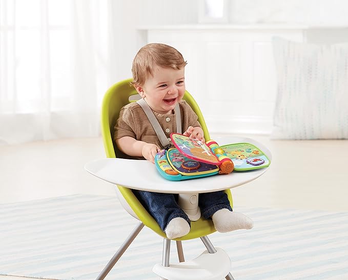 VTech Baby My first songbook - colourful book with 6 pages and moving elements to play, listen and sing along - for children from 6-36 months