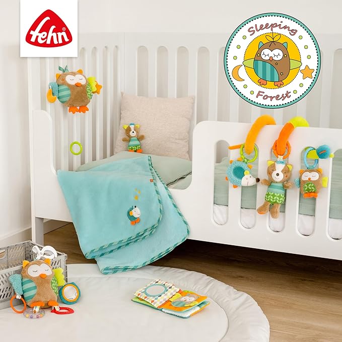 Fehn Sleeping Forest Collection Owl Rattle Ring