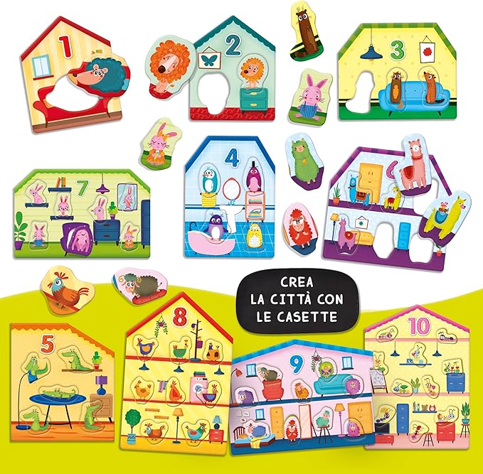 Liscianigiochi 102365 Carotene The Useful Numbers and Animals