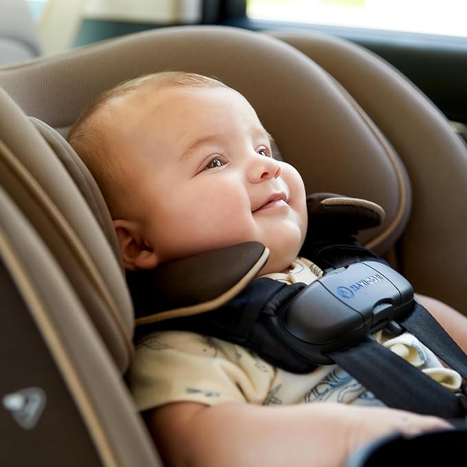 Maxi-Cosi Andi 360 Rotating All-in-One Baby Convertible Car Seat, Rear Facing, Forward Facing Infant Toddler Booster, Easy Rotation, Tension System, Harness Adjust, Truffle