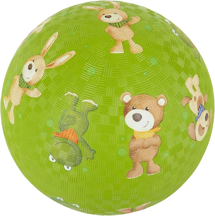Sigikid 42431 Animals, Rubber Softball Green